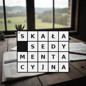 Hasło krzyżówkowe skała osadowa jeden z trzech głównych typów skał budujących skorupę ziemską skała osadowa powstaje przez nagromadzenie się materiału przynoszonego przez czynniki zewnętrzne np wodę lodowiec wi - skała sedymentacyjna – rozwiązanie, synonimy, podpowiedzi i definicje krzyżówkowe